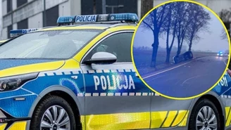 Dramat nieopodal Sieradza. Auto 23-latka nagle wypadło z drogi