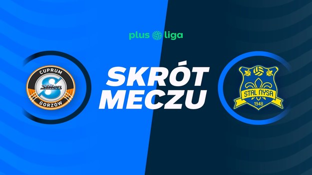 Skrót meczu Cuprum Stilon Gorzów - PSG Stal Nysa.