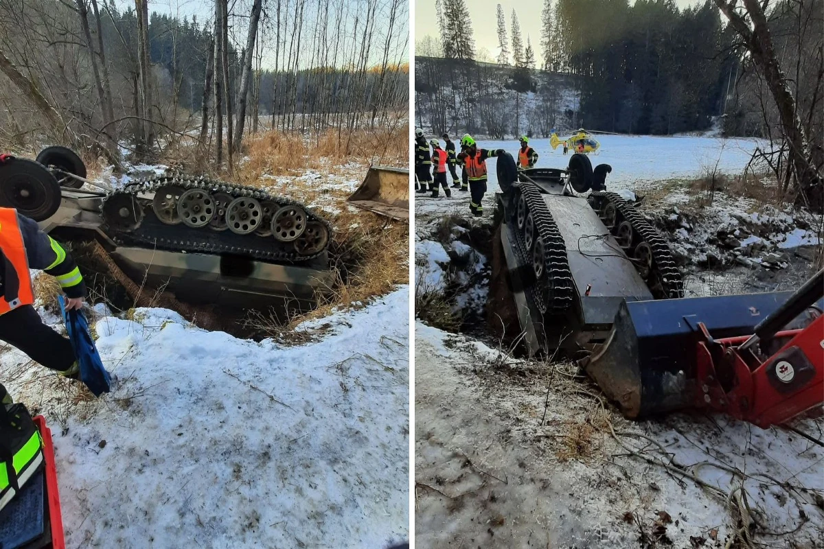Pojazd wojskowy przewrócił się podczas pokazu historycznego sprzętu na południu Czech. Dwie osoby zginęły, a osiem jest rannych. Miejscowe władze przekazały, że było to wydarzenie prywatne organizowane przez lokalne wojskowe stowarzyszenie historyczne. 