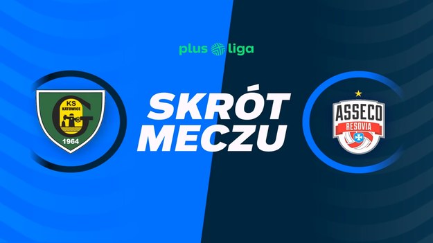 Skrót meczu GKS Katowice - Asseco Resovia Rzeszów.