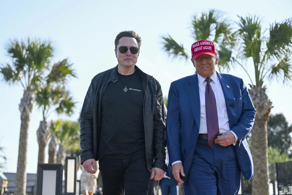 Donald Trump i Elon Musk, listopad 2024