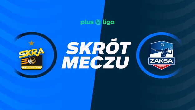 Skrót meczu PGE GiEK Skra Bełchatów - ZAKSA Kędzierzyn-Koźle.