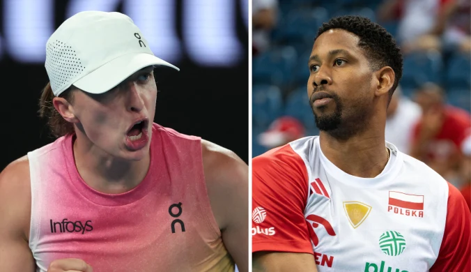 Wilfredo Leon w Polsce, a tu taki obrazek na meczu Świątek. "Kibicują Idze"