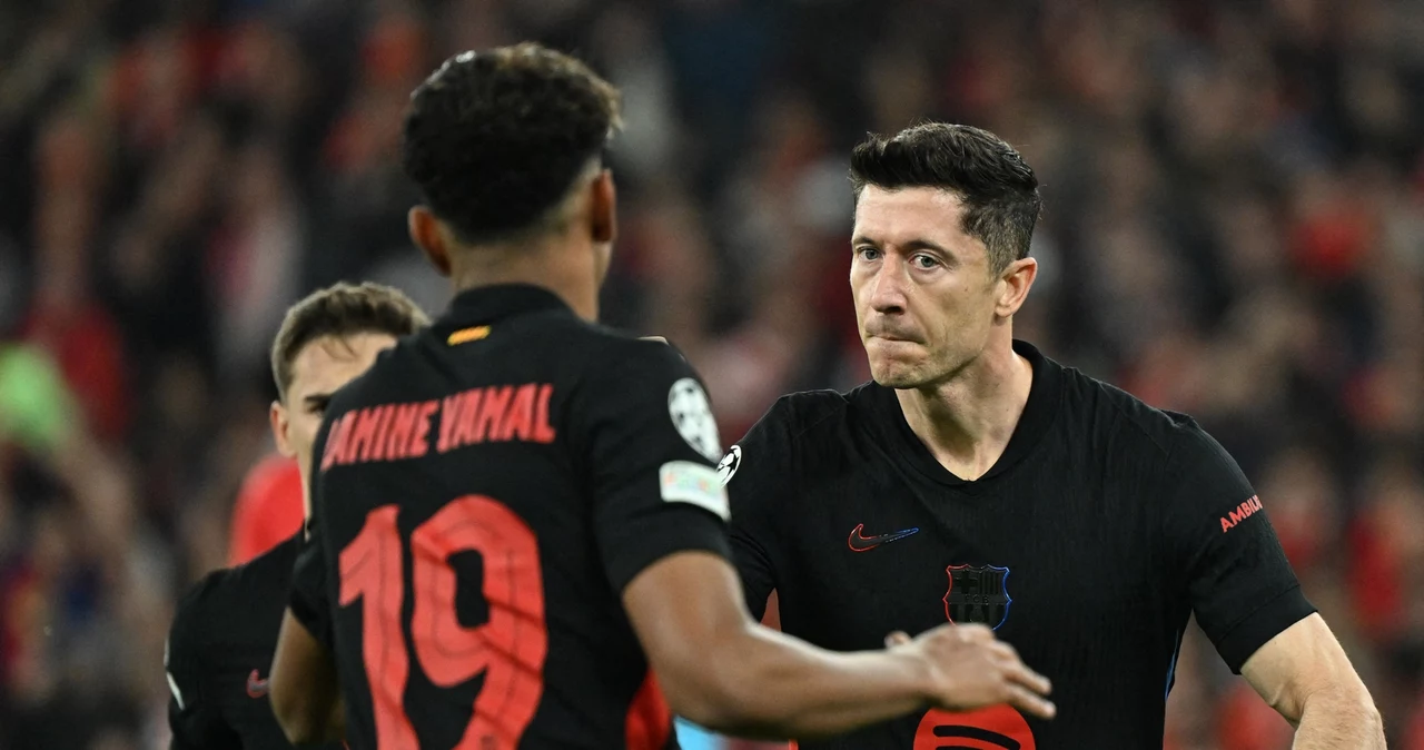 Lamine Yamal i Robert Lewandowski