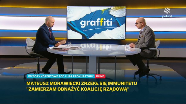 - Nie jest tak, że to polska kampania prezydencka skręciła w prawo, w prawo skręcił cały świat. W prawo skręciła Polska, Ameryka, Europa. (...) Tylko dla garstki oderwanych od rzeczywistości ludzi może być dzisiaj jakikolwiek lewicowy postulat zasadniczym tematem kampanii wyborczej - mówił w "Graffiti" Michał Kamiński.