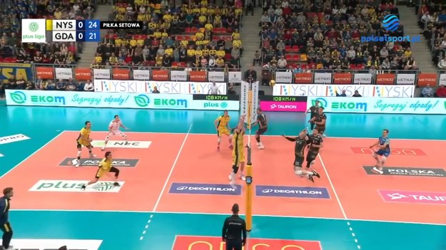 Skrót meczu PSG Stal Nysa - Trefl Gdańsk.