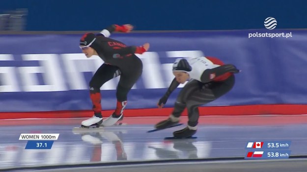 W załączonym materiale wideo prezentujemy bieg Andżeliki Wójcik na 1000 metrów podczas Pucharu Świata w łyżwiarstwie szybkim w Calgary. Polka uzyskała czas 1:14.47.

