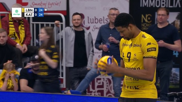 Bogdanka LUK Lublin - GKS Katowice 3:1 (27:25, 25:15, 22:25, 25:22). Siatkówka, PlusLiga 2024/2025 - 22. kolejka.

