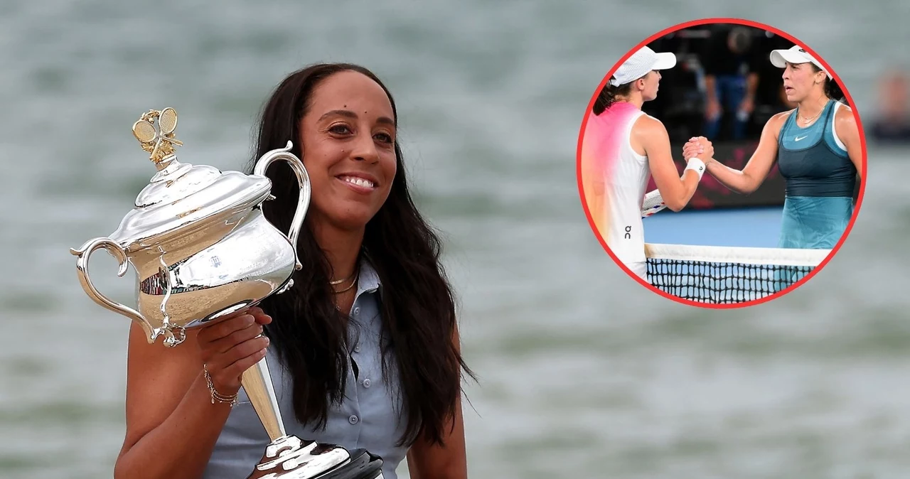 Madison Keys (na małym zdjęciu z Igą Świątek)