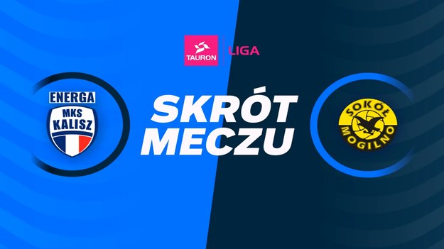 Skrót meczu Energa MKS Kalisz - Sokół & Hagric Mogilno.