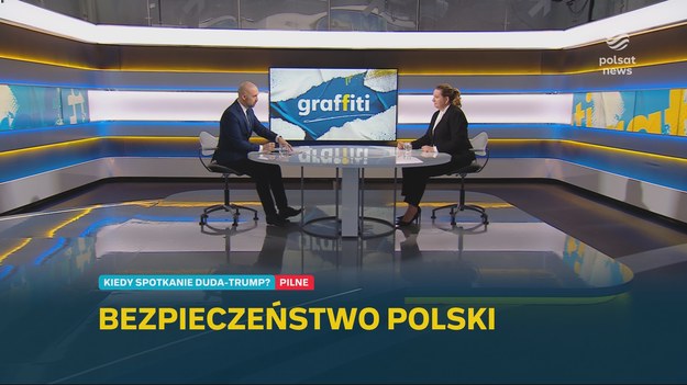 - Wierzę, że do takiego spotkania niedługo dojdzie - odpowiedziała Małgorzata Paprocka, szefowa kancelarii prezydenta w programie "Graffiti", dopytywana o wizytę Donalda Trumpa w Polsce. Minister zapowiedziała, że prezydent USA zostanie zaproszony na szczyt Inicjatywy Trójmorza.