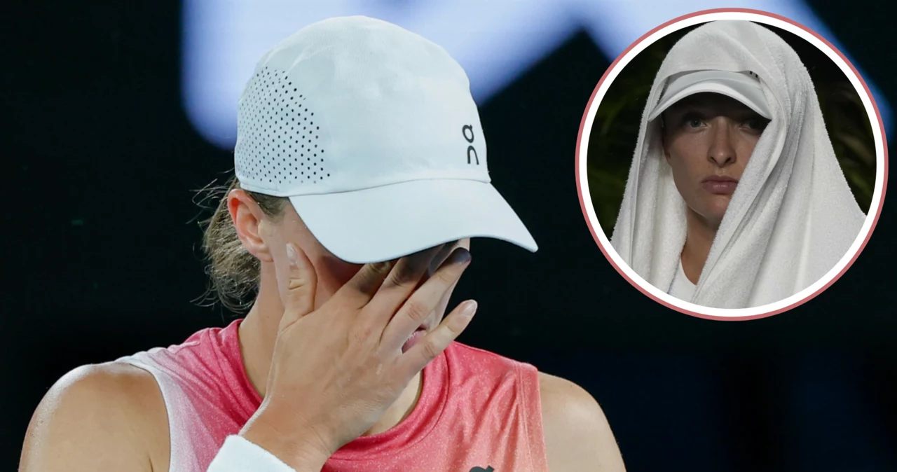 Iga Świątek podczas zmagań w tegorocznym Australian Open