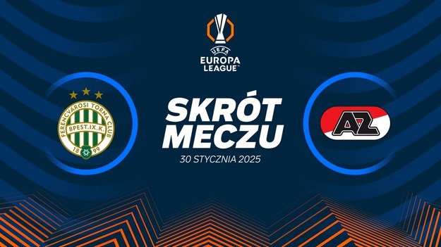 Skrót meczu Ferencvaros - AZ Alkmaar.

Pełne mecze Ligi Europy obejrzeć można w kanałach sportowych Polsatu. 
