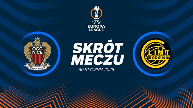 Skrót meczu OGC Nice - Bodo/Glimt.

Pełne mecze Ligi Europy obejrzeć można w kanałach sportowych Polsatu. 
