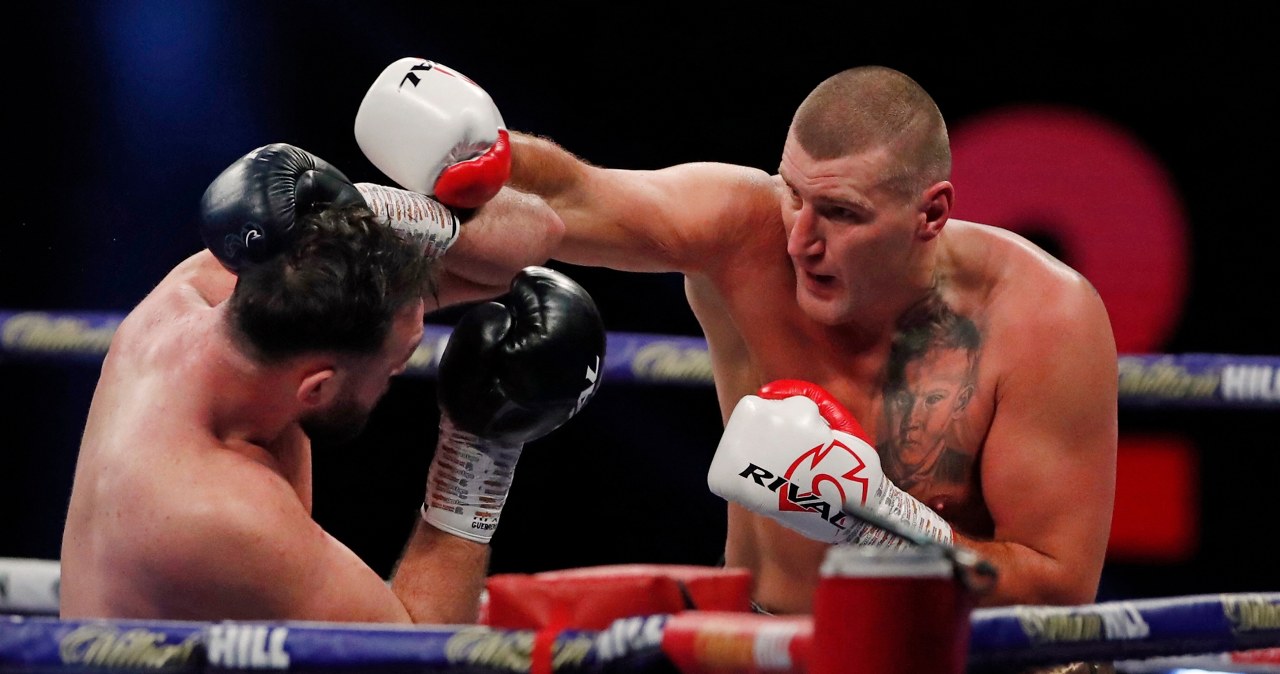 Potworne lanie w walce polskiego olbrzyma o mistrzowski pas wagi ciężkiej