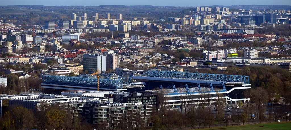 Stadion miejski, na którym swoje mecze rozgrywa Wisła