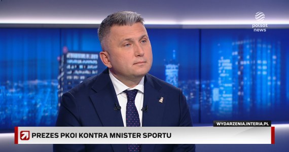 Prezes PKOl Radosław Piesiewicz zaskoczył pytaniem prowadzącego ''Gościa Wydarzeń'': Odda pan swoją pensję?