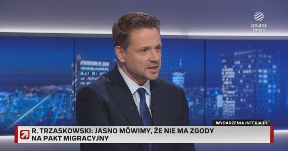 Trzaskowski w "Gościu Wydarzeń" o Nawrockim: Nie ma zielonego pojęcia o polityce europejskiej