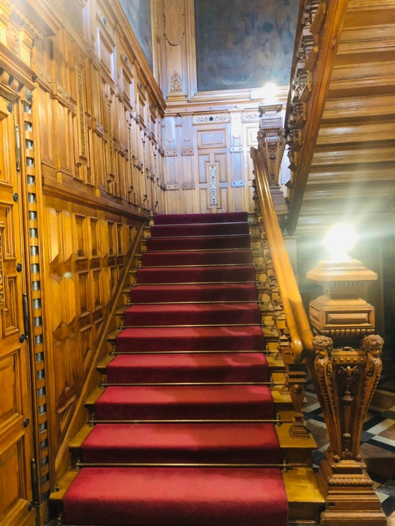 To właśnie we wnętrzach Pałacu Scheiblerów (dziś siedzibie Muzeum Kinematografii w Łodzi) rozgrywało się wiele scen "Ziemi obiecanej" Andrzeja Wajdy / fot. Agnieszka Wyderka / RMF FM Agnieszka Wyderka