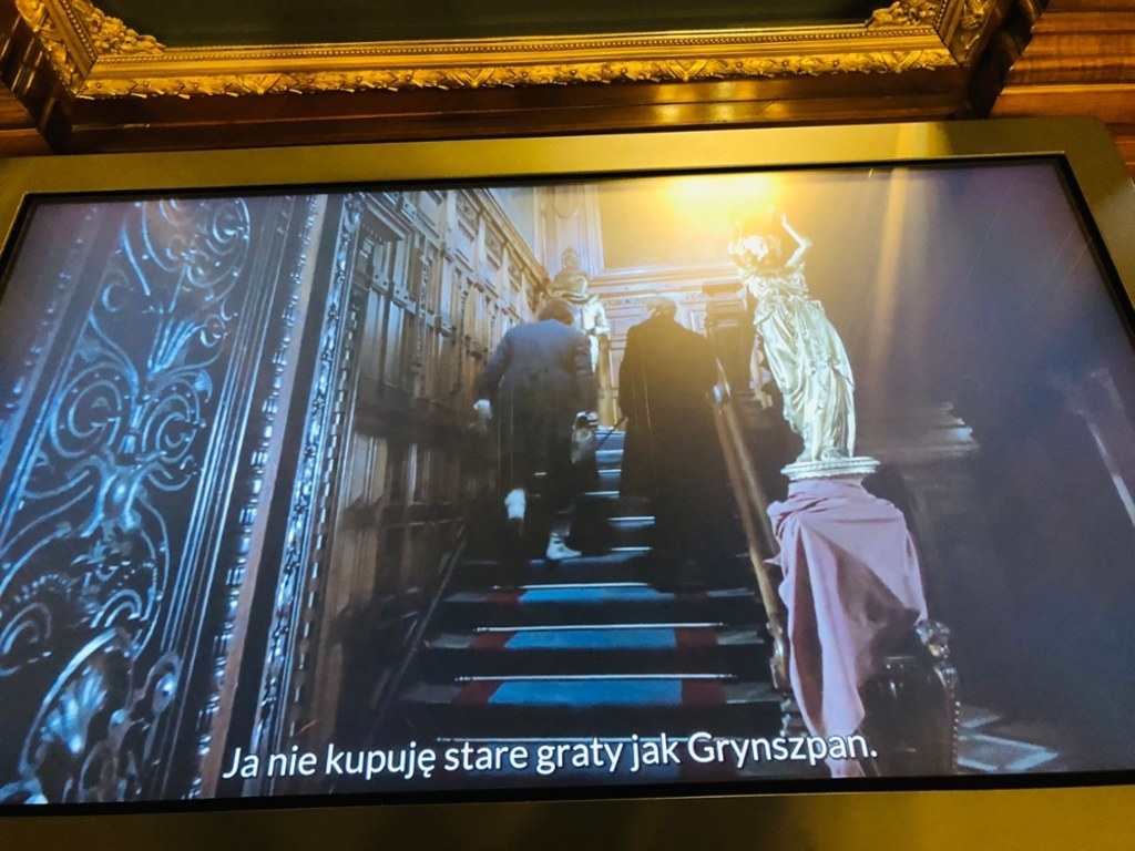 To właśnie we wnętrzach Pałacu Scheiblerów (dziś siedzibie Muzeum Kinematografii w Łodzi) rozgrywało się wiele scen "Ziemi obiecanej" Andrzeja Wajdy / fot. Agnieszka Wyderka / RMF FM Agnieszka Wyderka