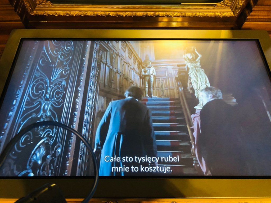 To właśnie we wnętrzach Pałacu Scheiblerów (dziś siedzibie Muzeum Kinematografii w Łodzi) rozgrywało się wiele scen "Ziemi obiecanej" Andrzeja Wajdy / fot. Agnieszka Wyderka / RMF FM Agnieszka Wyderka