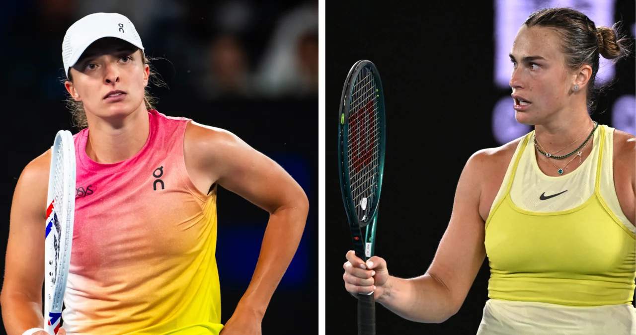 Iga Świątek i Aryna Sabalenka