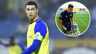 Saudyjczycy zaskoczyli Cristiano Ronaldo. Piłkarz aż zaniemówił z wrażenia