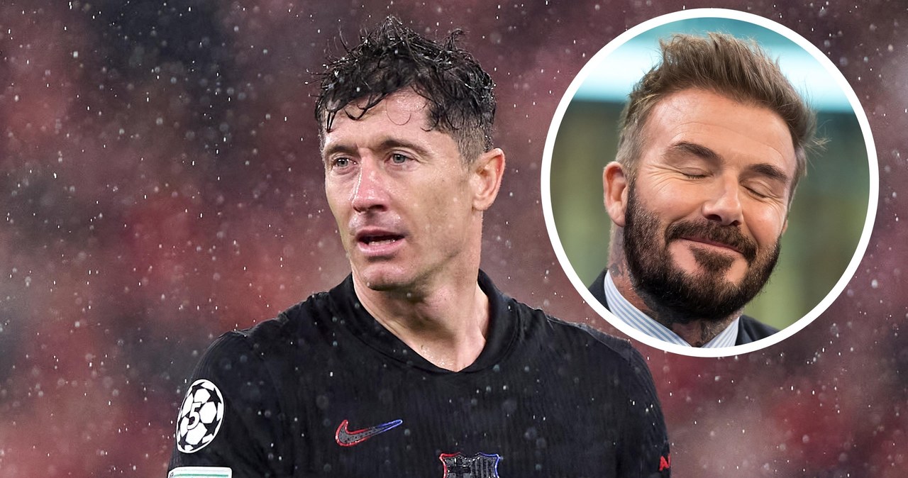 Lewandowski pokazał trochę ciała i taki komentarz. Beckham prosto z mostu