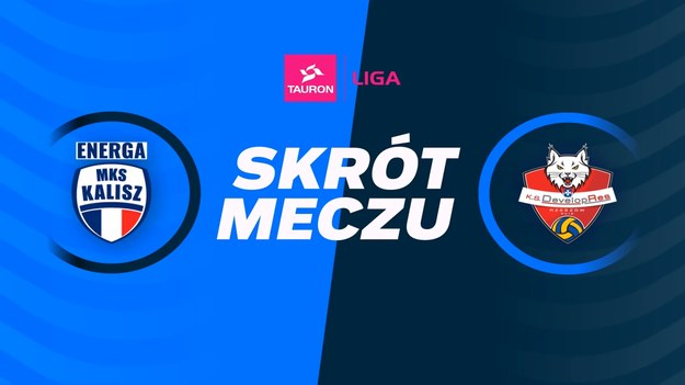 Skrót meczu Energa MKS Kalisz - Developres Rzeszów.