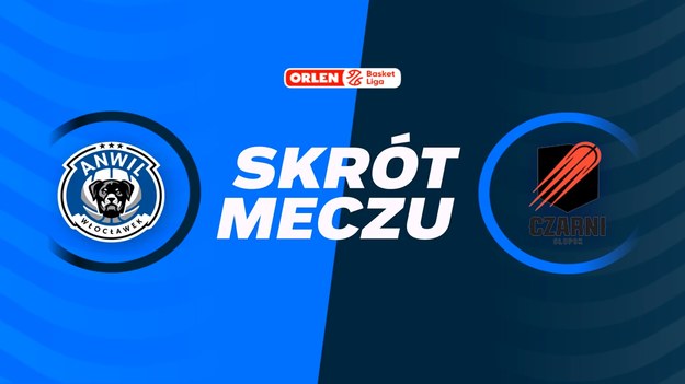 Skrót meczu Anwil Włocławek - Icon Sea Czarni Słupsk.