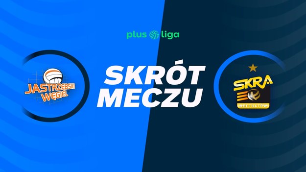 Skrót meczu Jastrzębski Węgiel - PGE GiEK Skra Bełchatów.