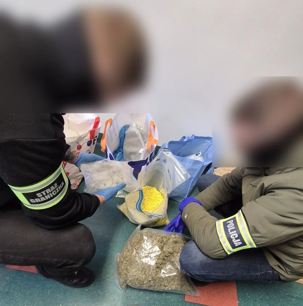 18 kilogramów narkotyków o czarnorynkowej wartości miliona złotych przejęli policjanci z Wejherowa i straż graniczna z Gdyni. Zatrzymali 45-latka.  