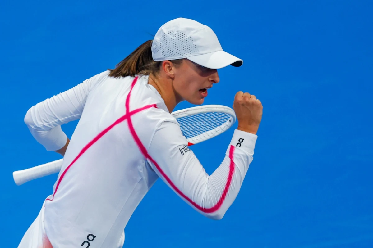 Iga Świątek w trzeciej rundzie turnieju tenisowego w Dosze. Polka pokonała Marię Sakkari 6:3, 6:2. Spotkanie trwało godzinę i 23 minuty.