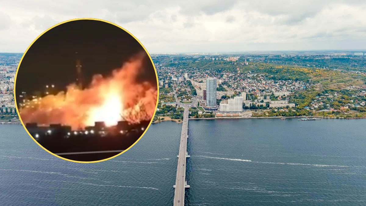 Ukraińskie drony zaatakowały rafinerię ropy w rosyjskim Saratowie - przekazały lokalne media. Z kolei w okolicach miasta Engels w pobliżu bazy lotniczej słyszano kilkanaście eksplozji. Rosyjski resort obrony twierdzi, że obrona powietrzna zestrzeliła 40 ukraińskich dronów.