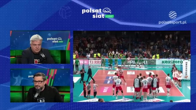 Marek Magiera i Jakub Bednaruk dyskutowali o formie Asseco Resovii Rzeszów. Fragment programu Polsat SiatCast. 