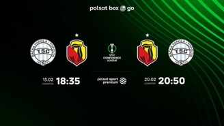 Wszystkie mecze 1/16 finału Ligi Konferencji UEFA na żywo w Polsat Box Go. Spotkania Jagiellonii z dodatkowymi statystykami w TrybiePro