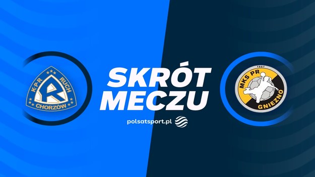 Skrót meczu KPR Ruch Chorzów - MKS URBIS Gniezno.