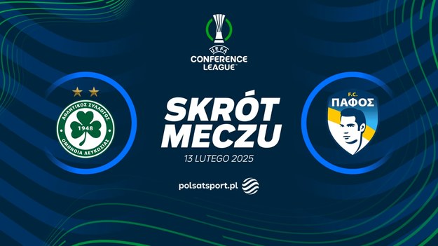 Skrót meczu Omonia Nikozja - Pafos.

Pełne mecze Ligi Konferencji obejrzeć można w kanałach sportowych Polsatu.