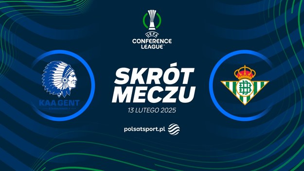 Skrót meczu Gent - Real Betis.

Pełne mecze Ligi Konferencji obejrzeć można w kanałach sportowych Polsatu.