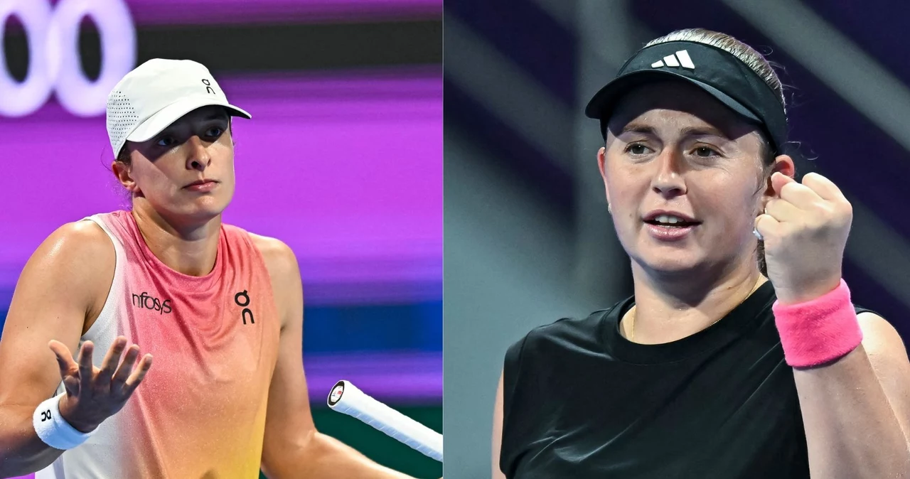 Iga Świątek i Jelena Ostapenko