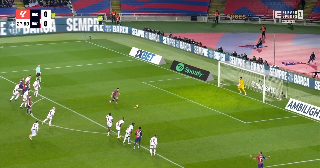 FC Barcelona - Rayo Vallecano 1-0. Skrót meczu. WIDEO (Eleven Sports)