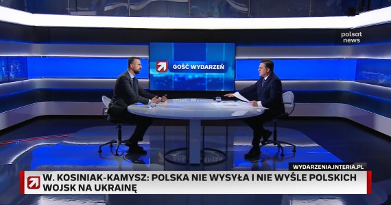 Szef MON w "Gościu Wydarzeń": Polska nie wysyła i nie wyśle swoich wojsk do Ukrainy
