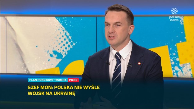 - Na razie nie widać, żebyśmy się zbliżali do jakiegokolwiek zawieszenia broni, więc trudno mówić o jakichkolwiek scenariuszach europejskich. Zdanie premiera i rządu jest bardzo jasne: nie ma mowy o wysłaniu tam polskich wojsk - tak plan Trumpa dotyczący wojny w Ukrainie skomentował Adam Szłapka, minister ds. Unii Europejskiej, w "Graffiti".

