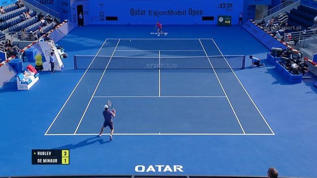 
Skrót meczu Andrey Rublev - Alex de Minaur.