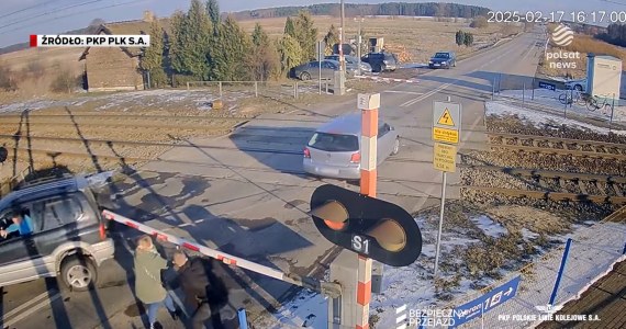 "Wydarzenia": Sekundy od tragedii na przejeździe kolejowym