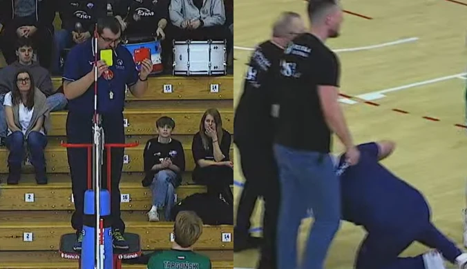 Skandal w Poznaniu. Siatkarz uderzył sędziego, natychmiast spotkała go kara