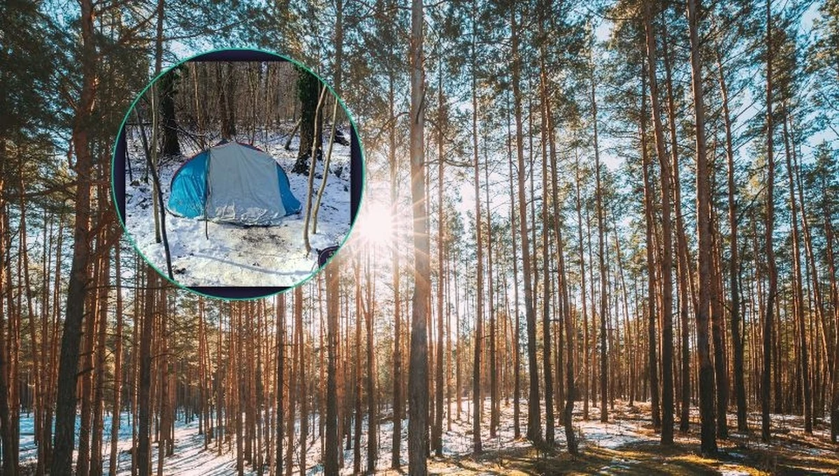 Łódzcy strażnicy miejscy podczas jednego z patroli natrafili w parku na młodą parę, która mimo niskiej temperatury mieszkała w namiocie. Bezdomni nie chcieli pójść do noclegowni, bo musieliby się rozdzielić. Kobieta jest w ósmym miesiącu ciąży.