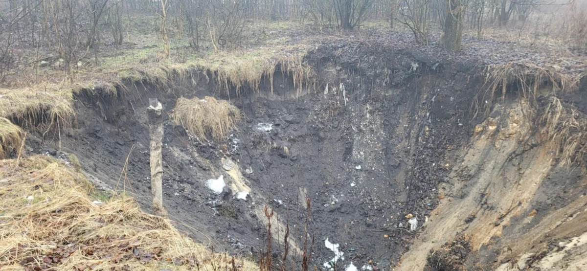 W małopolskim Bolesławiu (powiat olkuski) pojawiło się kolejne pogórnicze zapadlisko. Jest zlokalizowane w okolicach ul. Parkowej.