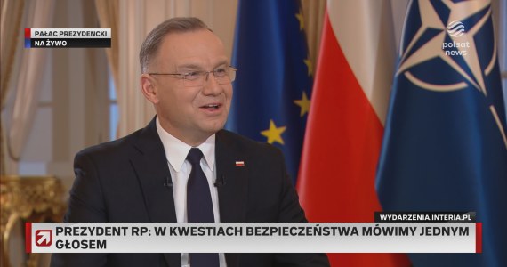 "Gość Wydarzeń". Duda o kulisach rozmowy z Trumpem