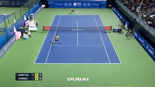 Skrót meczu Matteo Berrettini - Christopher O'Connell.
